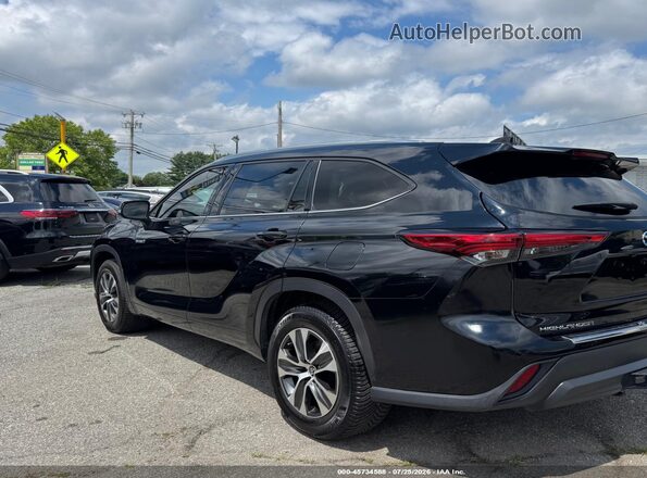 5TDGARAH0MS012401 2021 TOYOTA HIGHLANDER Черный Задняя левая четверть