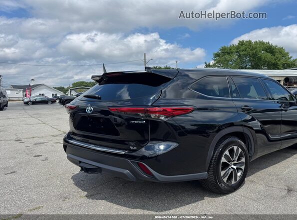 5TDGARAH0MS012401 2021 TOYOTA HIGHLANDER Черный Задняя правая четверть