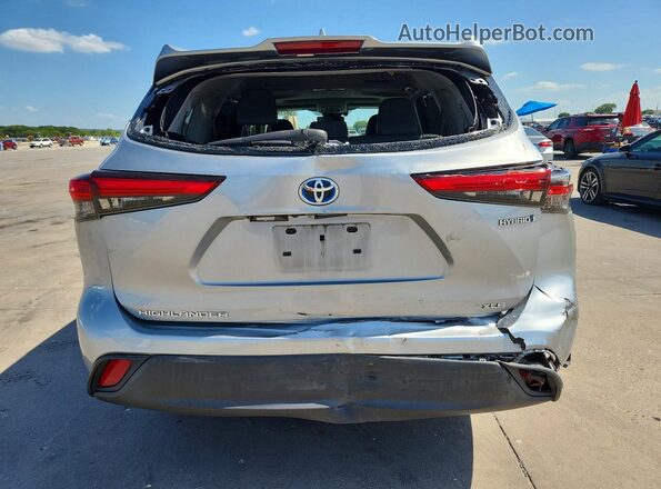 5TDGARAH2LS500215 2020 TOYOTA HIGHLANDER Silver უკანა ხედი