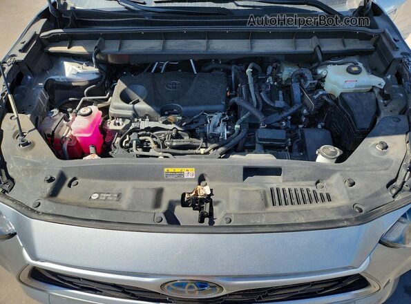 5TDGARAH2LS500215 2020 TOYOTA HIGHLANDER Silver ძრავის განყოფილების ხედი