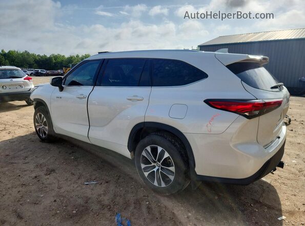 5TDGARAH2MS006776 2021 TOYOTA HIGHLANDER Белый Задняя левая четверть