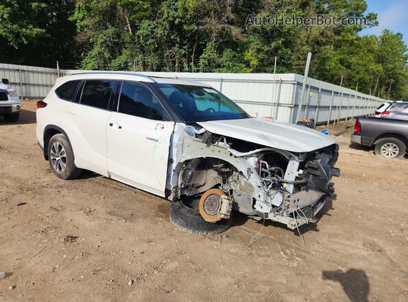 5TDGARAH2MS006776 2021 TOYOTA HIGHLANDER Белый Передняя правая четверть