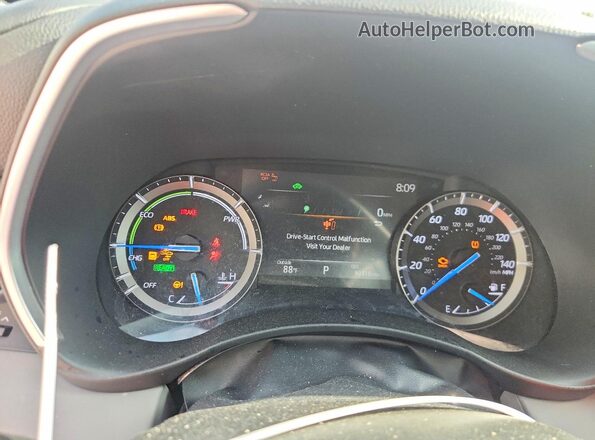 5TDGARAH2MS006776 2021 TOYOTA HIGHLANDER Белый Вид щитка приборов