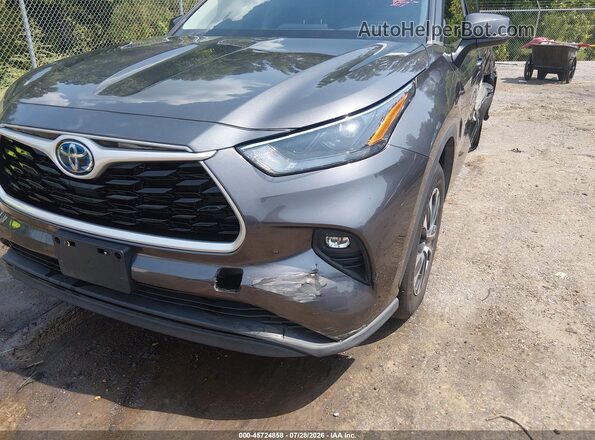 5TDGARAH3NS514983 2022 TOYOTA HIGHLANDER Gray 