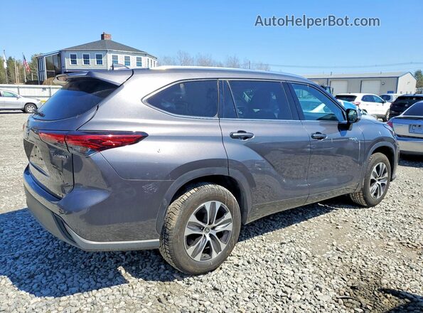 5TDGARAH4MS506356 2021 TOYOTA HIGHLANDER Gray Հետևի աջ