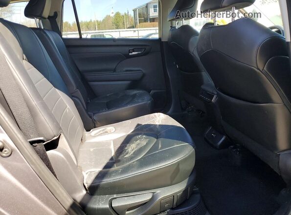 5TDGARAH4MS506356 2021 TOYOTA HIGHLANDER Gray Սալոնի հետևի տեսք