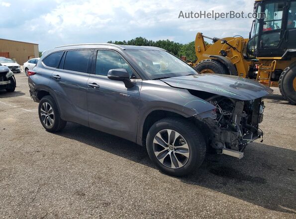 5TDGARAH4MS509421 2021 TOYOTA HIGHLANDER Charcoal Առջևի աջ
