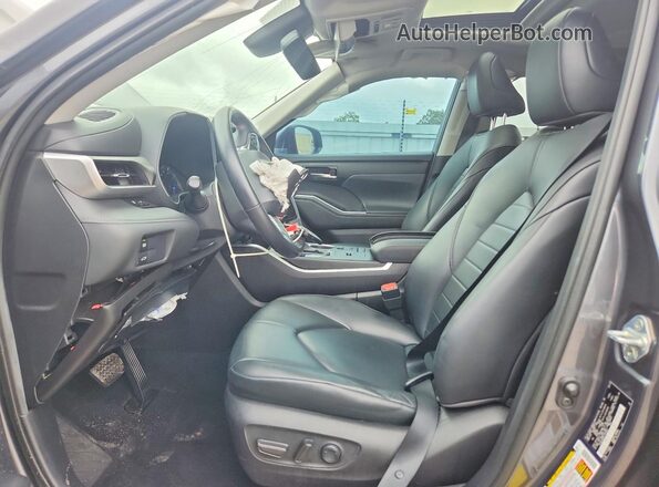5TDGARAH6LS502842 2020 TOYOTA HIGHLANDER Gray Vista interior delantera