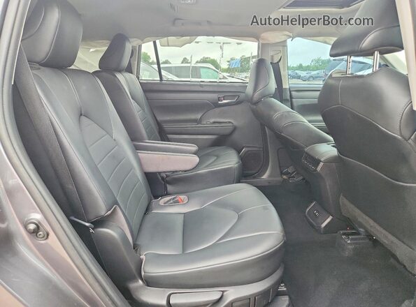 5TDGARAH6LS502842 2020 TOYOTA HIGHLANDER Gray Vista interior trasera
