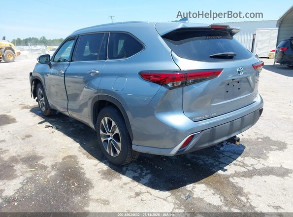 5TDGBRCH2MS067040 2021 TOYOTA HIGHLANDER Blue უკანა მარცხენა