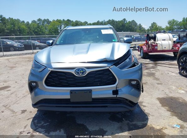 5TDGBRCH2MS067040 2021 TOYOTA HIGHLANDER Blue ხელსაწყოთა პანელის ხედი