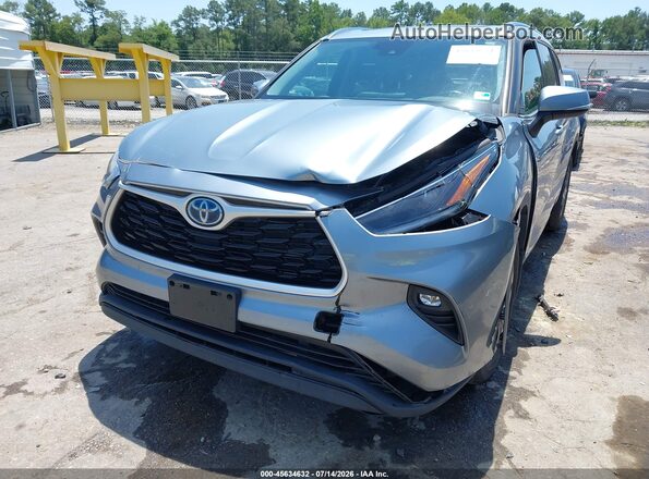 5TDGBRCH2MS067040 2021 TOYOTA HIGHLANDER Blue წინა ხედი