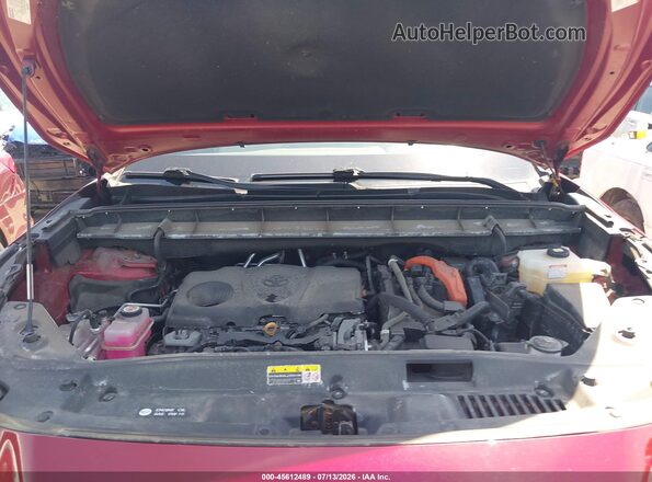 5TDGBRCH5MS037076 2021 TOYOTA HIGHLANDER Red Widok z tyłu