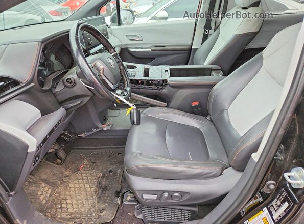5TDGRKEC9MS007969 2021 TOYOTA SIENNA Black Vista interior delantera