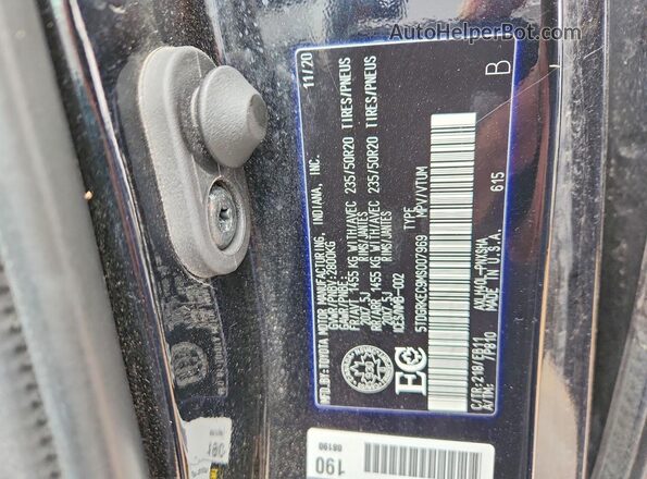 5TDGRKEC9MS007969 2021 TOYOTA SIENNA Black Vista interior de 360 grados