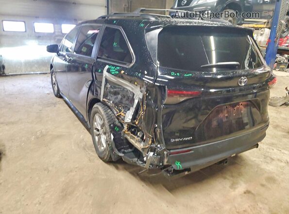 5TDGSKFC4SS206704 2025 TOYOTA SIENNA Black Հետևի ձախ