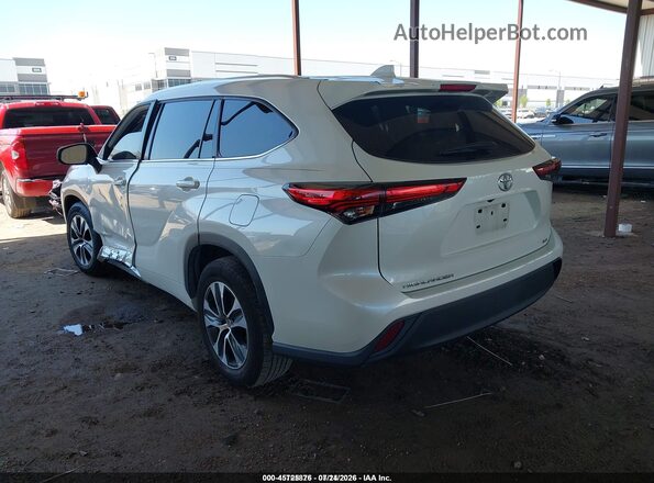 5TDGZRAH0MS533269 2021 TOYOTA HIGHLANDER Белый Задняя левая четверть