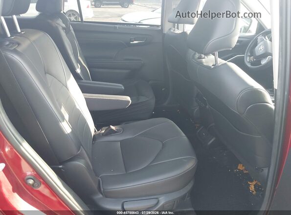5TDGZRAH2LS505178 2020 TOYOTA HIGHLANDER Red Widok naklejki z numerem VIN