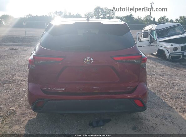 5TDGZRAH2LS505178 2020 TOYOTA HIGHLANDER Red 