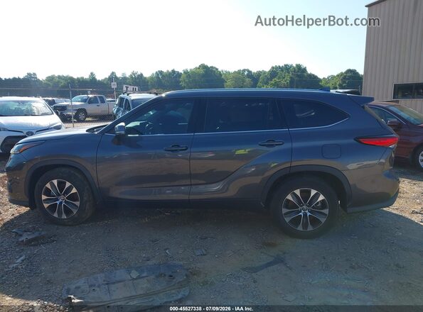 5TDGZRAH2MS527439 2021 TOYOTA HIGHLANDER Gray Vista interior de 360 grados
