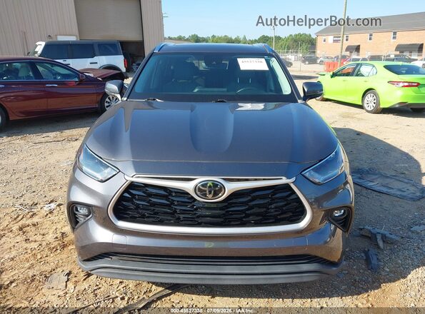5TDGZRAH2MS527439 2021 TOYOTA HIGHLANDER Gray Vista del cuadro de instrumentos