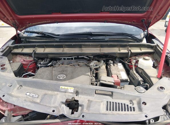 5TDGZRAH5LS023417 2020 TOYOTA HIGHLANDER Burgundy Widok z tyłu