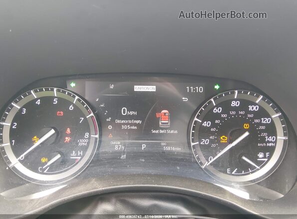 5TDGZRAH5LS513887 2020 TOYOTA HIGHLANDER Red 