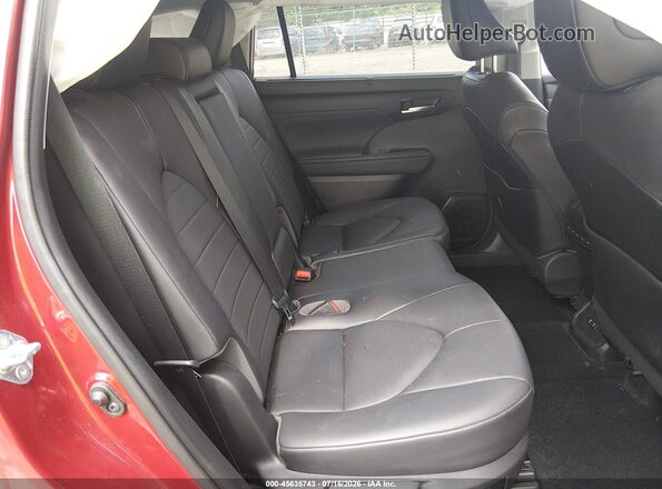 5TDGZRAH5LS513887 2020 TOYOTA HIGHLANDER Red Widok naklejki z numerem VIN