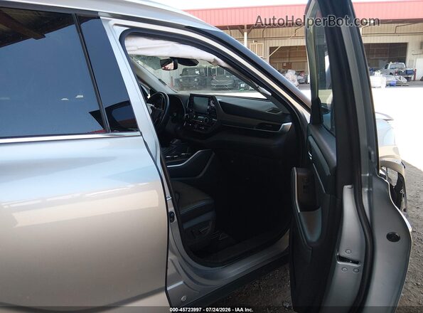 5TDGZRAH5MS537740 2021 TOYOTA HIGHLANDER Gray Вид салону спереду