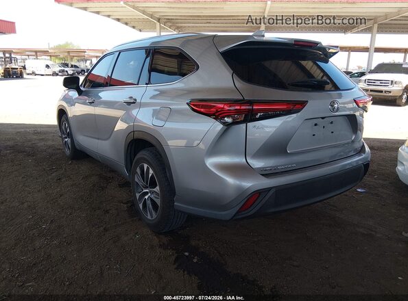 5TDGZRAH5MS537740 2021 TOYOTA HIGHLANDER Gray Задня ліва чверть