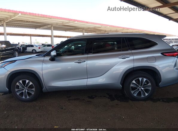 5TDGZRAH5MS537740 2021 TOYOTA HIGHLANDER Gray Панорамний вид салону 360°
