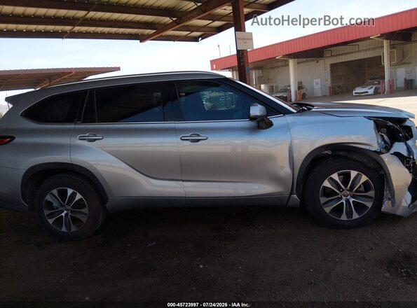5TDGZRAH5MS537740 2021 TOYOTA HIGHLANDER Gray Вид задньої частини салону