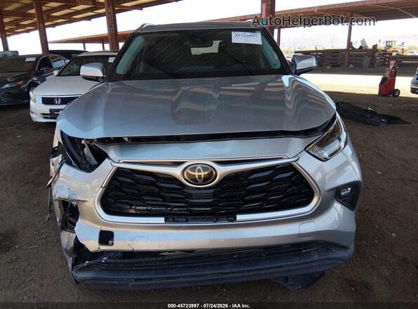 5TDGZRAH5MS537740 2021 TOYOTA HIGHLANDER Gray Вид щитка приладів