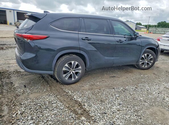 5TDGZRAH6LS502414 2020 TOYOTA HIGHLANDER Black Задня права чверть