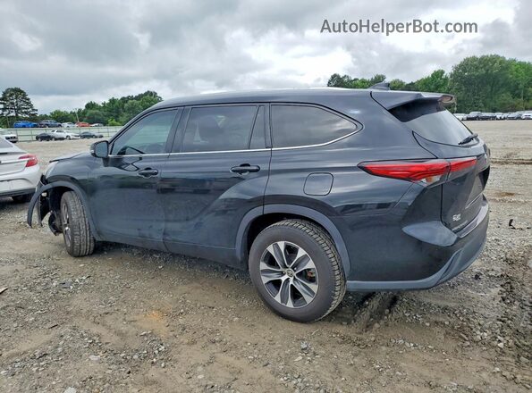5TDGZRAH6LS502414 2020 TOYOTA HIGHLANDER Black Задня ліва чверть