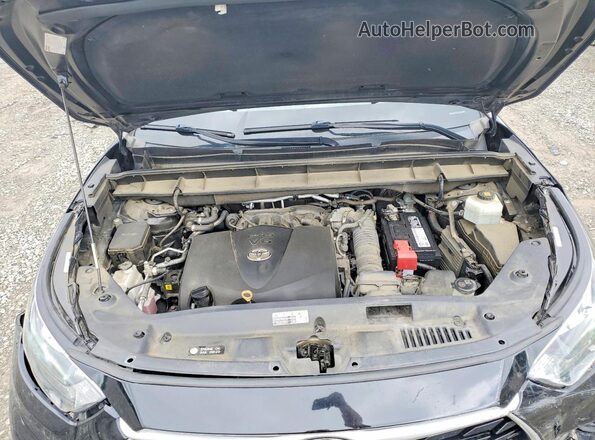 5TDGZRAH6LS502414 2020 TOYOTA HIGHLANDER Black Вид підкапотного простору