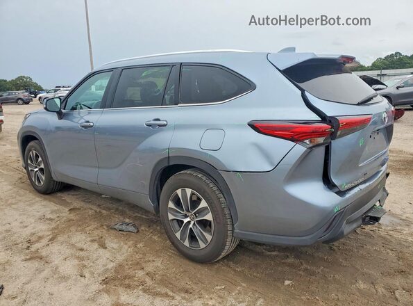 5TDGZRAH6MS040504 2021 TOYOTA HIGHLANDER Blue Հետևի ձախ