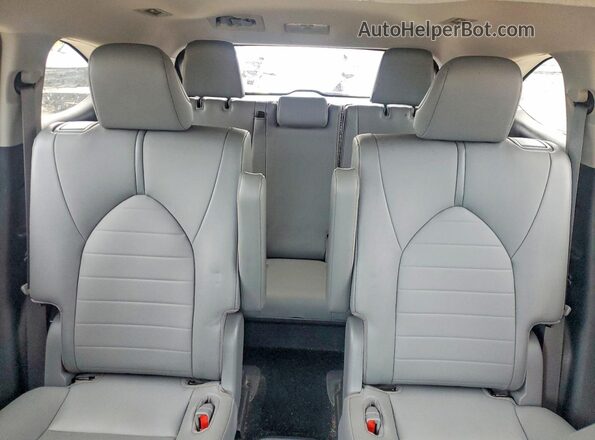 5TDGZRAH6MS040504 2021 TOYOTA HIGHLANDER Blue Հետևի նստատեղերի տեսք