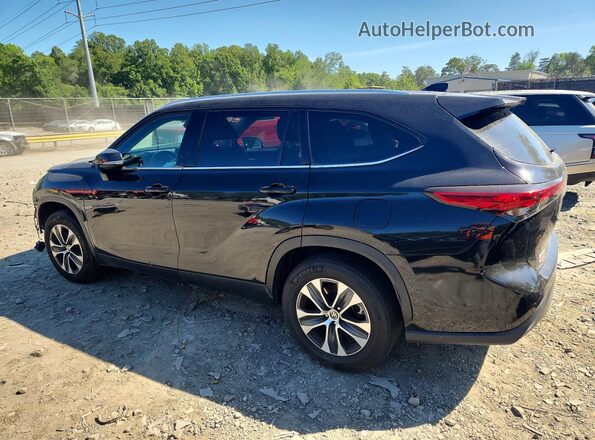 5TDGZRAH7MS039152 2021 TOYOTA HIGHLANDER Черный Задняя левая четверть
