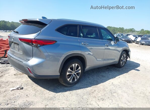 5TDGZRAH8LS008068 2020 TOYOTA HIGHLANDER Gray Задня права чверть