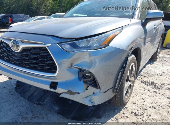 5TDGZRAH8LS008068 2020 TOYOTA HIGHLANDER Gray Вид спереду