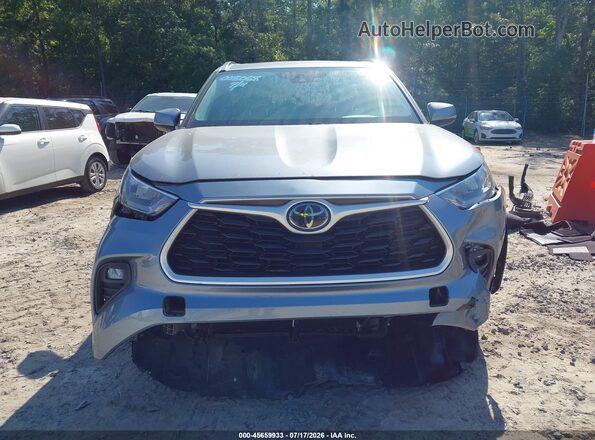 5TDGZRAH8LS008068 2020 TOYOTA HIGHLANDER Gray Вид задньої частини салону