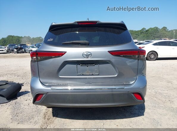 5TDGZRAH8LS008068 2020 TOYOTA HIGHLANDER Gray 