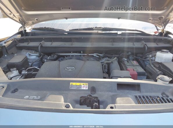 5TDGZRAH8LS008068 2020 TOYOTA HIGHLANDER Gray Вид ззаду