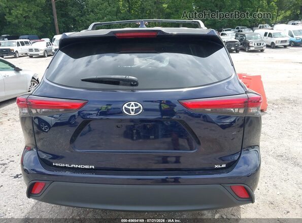 5TDGZRAH8MS520429 2021 TOYOTA HIGHLANDER Dark Blue 