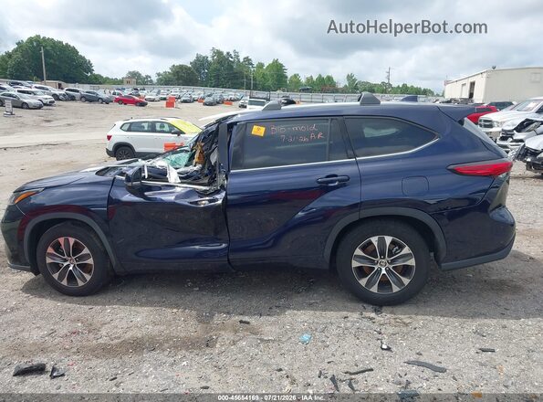 5TDGZRAH8MS520429 2021 TOYOTA HIGHLANDER Dark Blue სალონის 360-გრადუსიანი ხედი