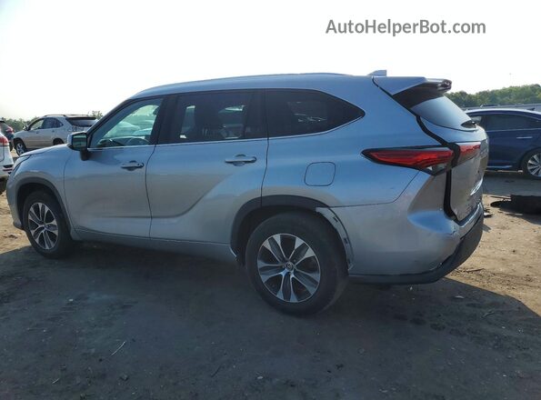 5TDGZRAH9LS012307 2020 TOYOTA HIGHLANDER Silver Tył lewy