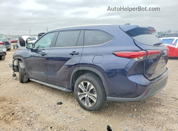 5TDGZRAH9MS062903 2021 TOYOTA HIGHLANDER Blue Rear left