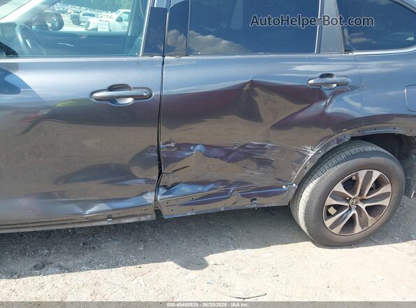5TDGZRAHXMS516754 2021 TOYOTA HIGHLANDER Gray წინა ხედი