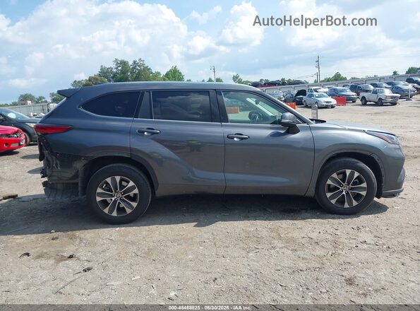 5TDGZRAHXMS516754 2021 TOYOTA HIGHLANDER Gray სალონის 360-გრადუსიანი ხედი